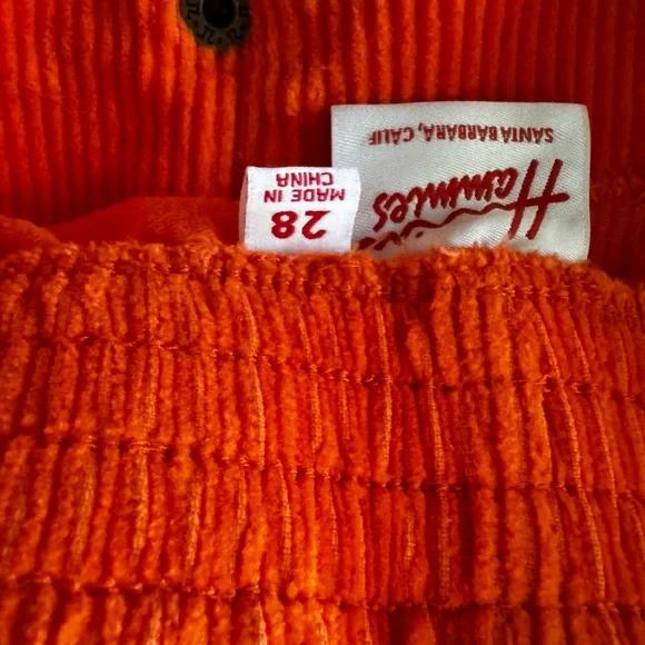 Hammies Orange Women's Shorts, size 28 - Picture 8 of 8